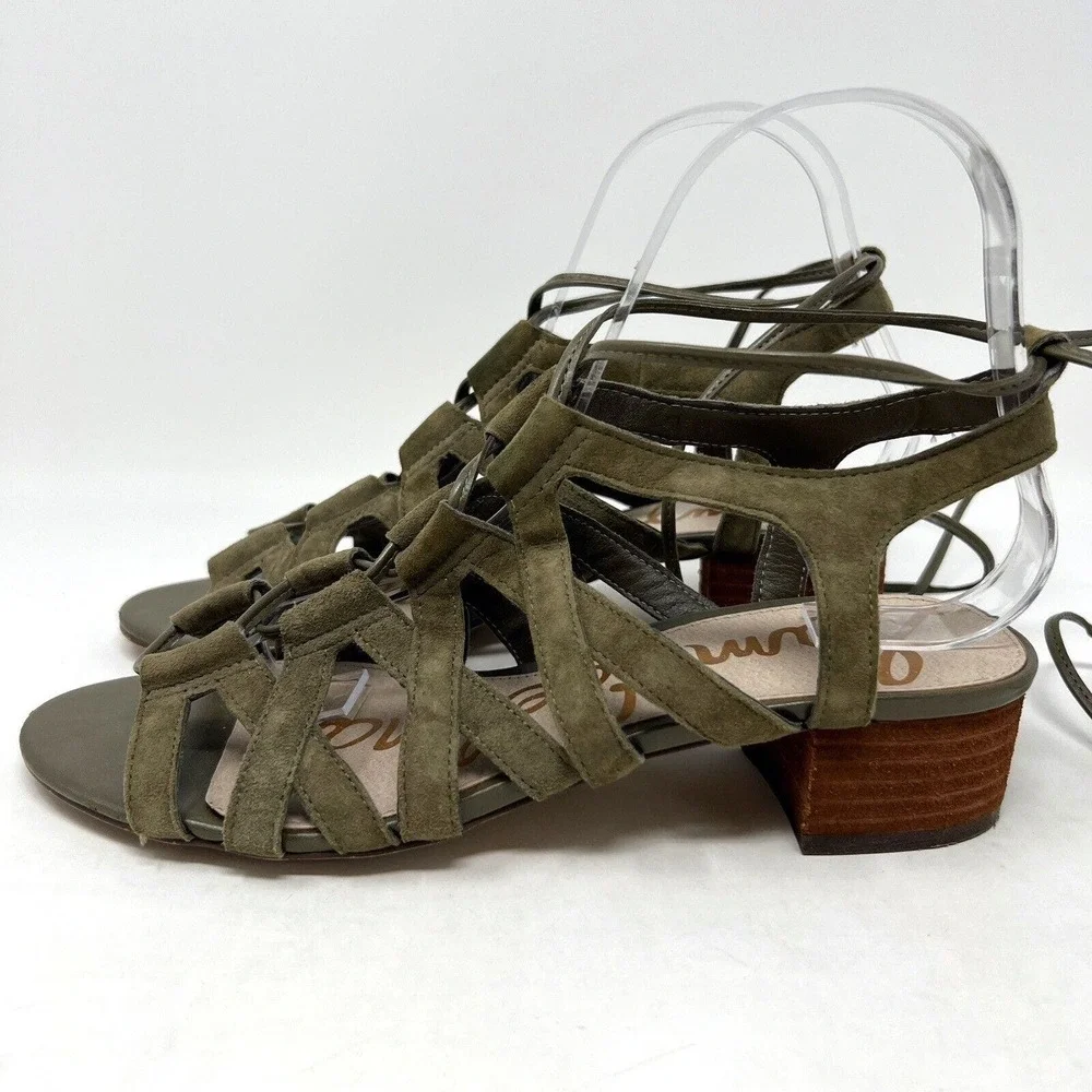 Sam Edelman Tan Strappy Sandals - Picture 4 of 12